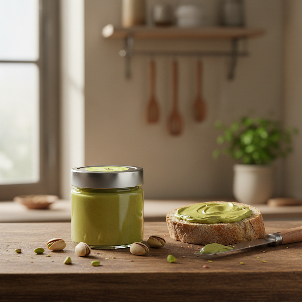 Pistachepasta 250g met 45% Bronte DOP verse pistachenoten