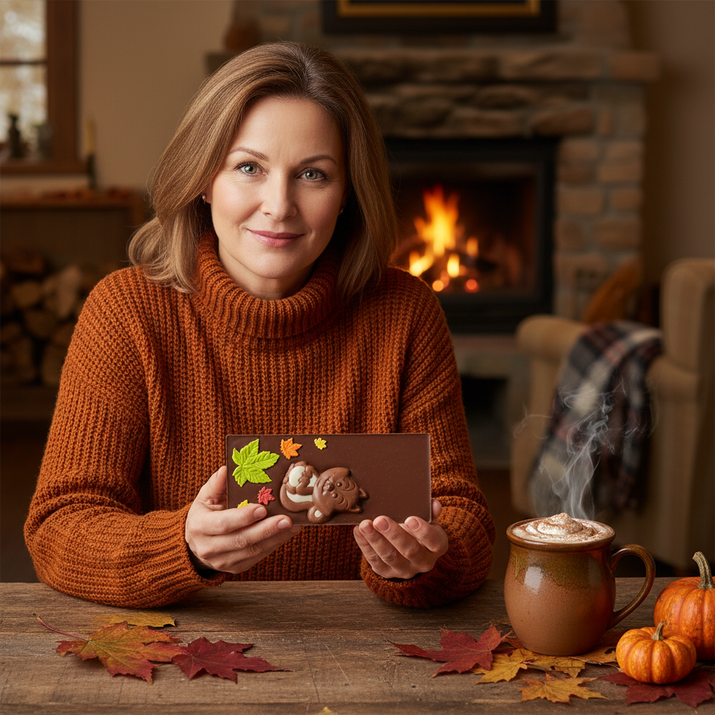 Eekhoornreep in pure chocolade 125g