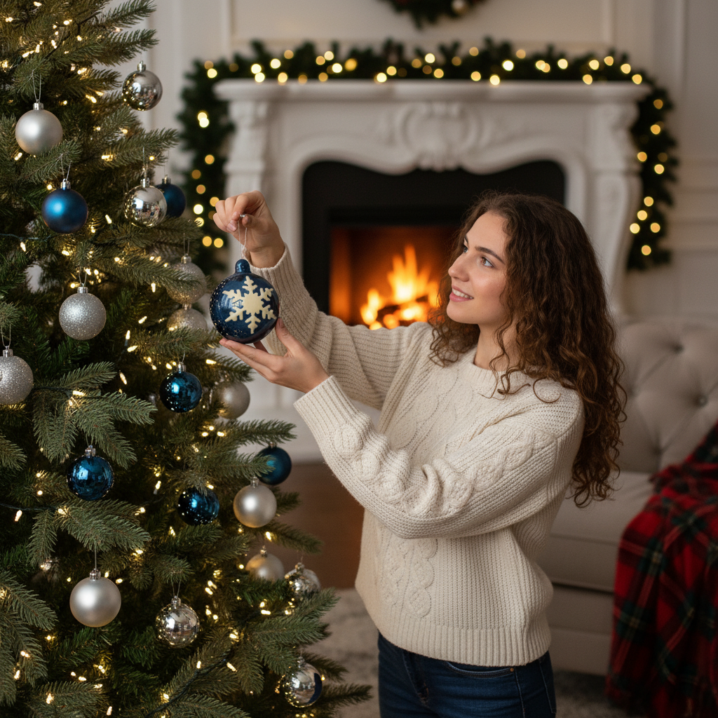 Witte chocolade feestelijke kerstschaal 60g