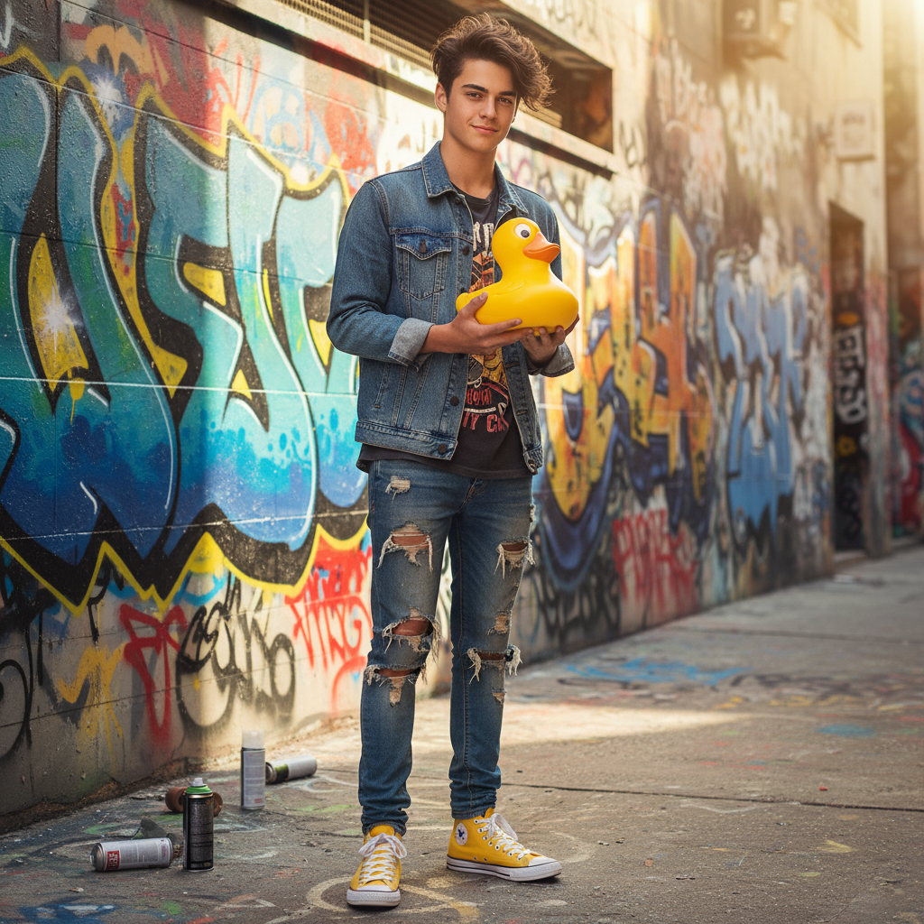 Eend XL (witte chocolade) 420 Grs