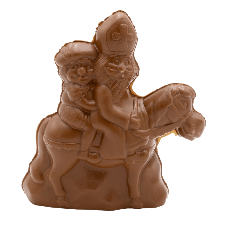 Melkchocolade Sint op zijn paard 230g
