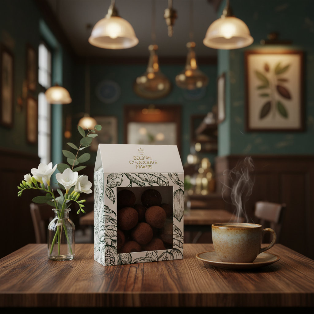 Zakje Belgische truffels met cacao 160g